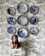 Assiettes Boch La Louvière, décor Delfts, Antiquités & Art, Enlèvement
