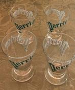 4 waterglazen Perrier, Ophalen of Verzenden, Gebruikt, Waterglas