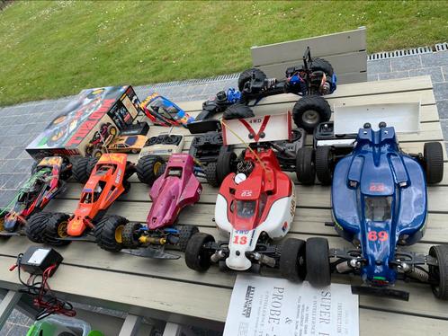 Gros lot de voitures télécommandées vintage, Hobby en Vrije tijd, Modelbouw | Radiografisch | Auto's, Gebruikt, Auto offroad, Overige typen
