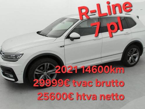 Tiguan Allspace R-Line 7 place full full 2021 146000km, Auto's, Volkswagen, Particulier, Tiguan, 360° camera, ABS, Achteruitrijcamera