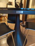 Table à manger+3 chaises design, Maison & Meubles, Enlèvement, Comme neuf