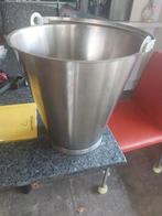 Inox emmer, Maison & Meubles, Seaux, Enlèvement, Comme neuf, Autres matériaux