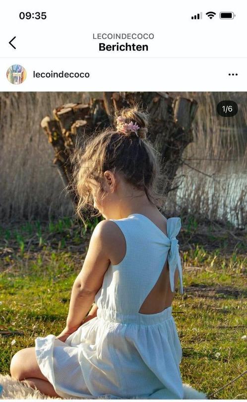 Kleedje meisje Le coin de coco maat 8 jaar, Kinderen en Baby's, Kinderkleding | Maat 128, Zo goed als nieuw, Meisje, Jurk of Rok