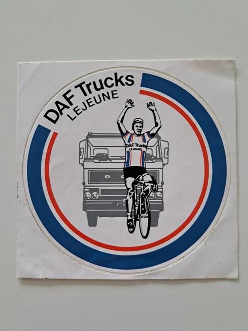 Autocollant vintage - Daf Trucks - Lejeune - Bon état, Collections, Autocollants, Comme neuf, Voiture ou Moto, Enlèvement ou Envoi