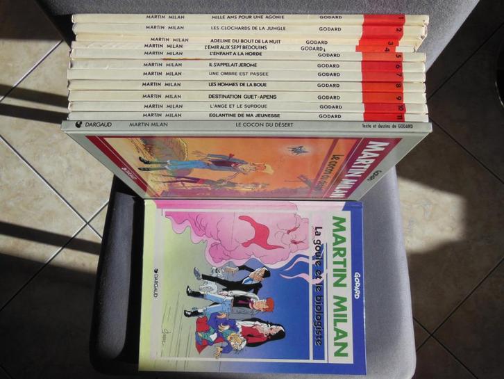 Lot BD Martin Milan 1 à 13 Série complète, Boeken, Stripverhalen, Gelezen, Ophalen of Verzenden