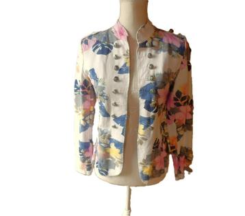 (84) - veste femme t.38 blanche - new collection - beschikbaar voor biedingen