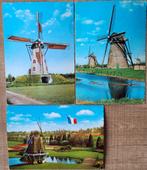 3 postkaarten: Windmolens in Nederland, Verzamelen, Gelopen, Ophalen of Verzenden, Gebouw