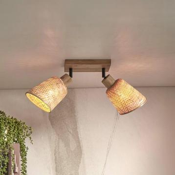 Good & Mojo plafondlamp/spot bamboe naturel beschikbaar voor biedingen
