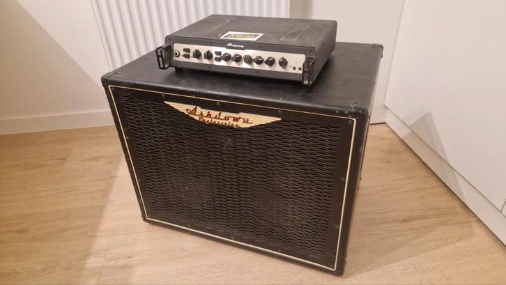 Bas versterker + cab (Ampeg + Ashdown), Muziek en Instrumenten, Versterkers | Bas en Gitaar, Gebruikt, Basgitaar, 100 watt of meer