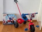 Marvel Spidey fiets driewieler spiderman - vanaf 15 maanden, Fietsen en Brommers, Ophalen of Verzenden, Zo goed als nieuw, Duwstang