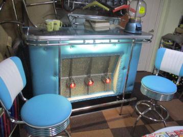 fifties bar150 cm breed apart met muziek beschikbaar voor biedingen