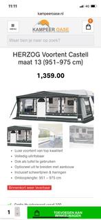 Nieuwe voortent HERZOG, Caravans en Kamperen, Voortenten en Luifels, Ophalen, Nieuw