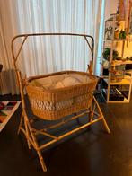 Vintage rotan wieg jaren ‘50 ‘60, Ophalen, Gebruikt, Wieg