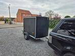 Gesloten enkelas aanhangwagen 750kg, Auto diversen, Aanhangers en Bagagewagens, Ophalen, Zo goed als nieuw