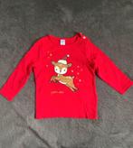 Kerst T-Shirts 4 stuks maat 74, Comme neuf, Chemisette ou Manches longues, Fille, Enlèvement