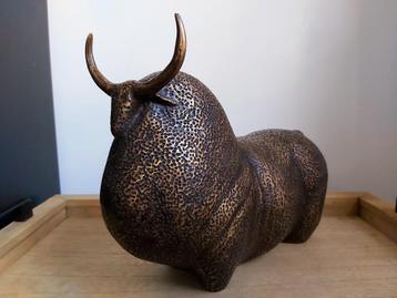 Massief brons. Amerikaanse bizon.