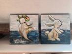 Schilderijtjes voor kinderkamer, Ophalen