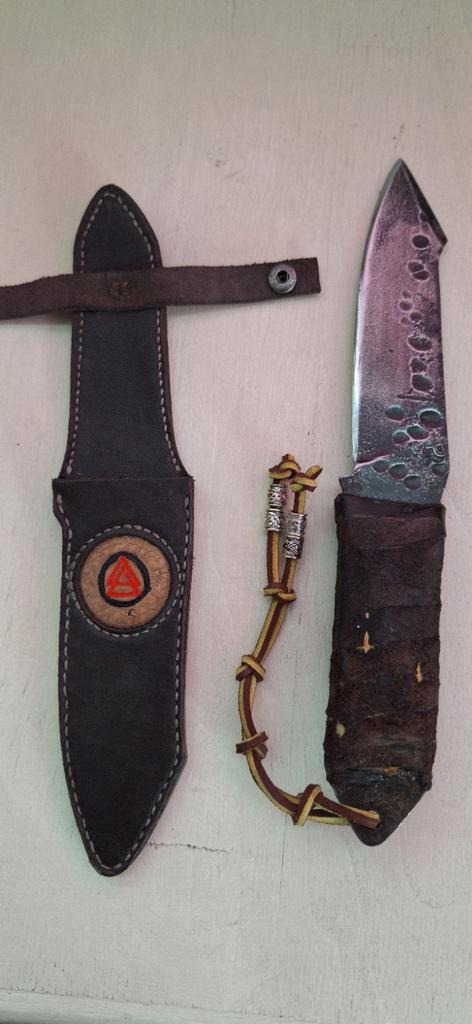 Couteau fait main, Caravans en Kamperen, Kampeergereedschap, Zo goed als nieuw, Ophalen of Verzenden