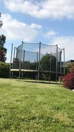 trampoline met veiligheidsnet, Ophalen