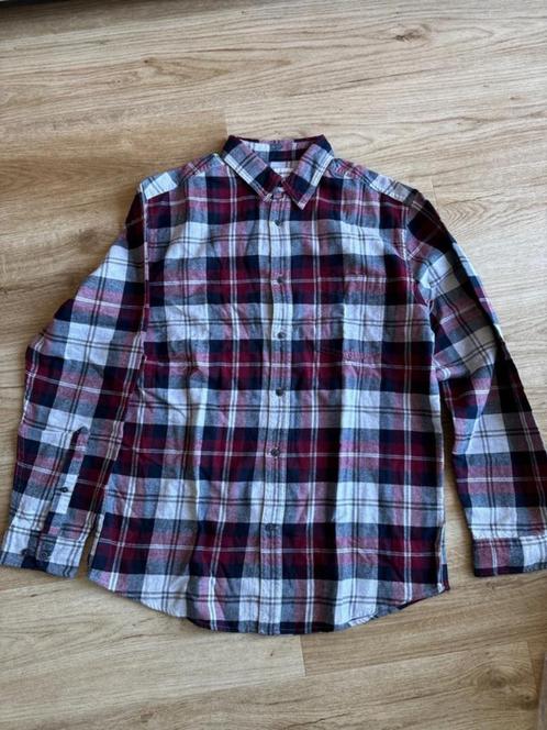Overhemd geruit maat M, Kleding | Heren, Overhemden, Nieuw, Halswijdte 39/40 (M), Paars, Ophalen of Verzenden