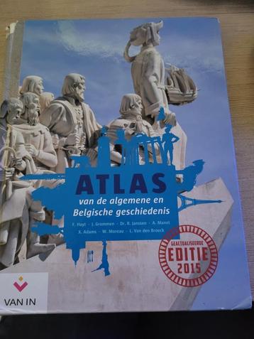 Atlas van de Algemene en Belgische geschiedenis (Van In) beschikbaar voor biedingen