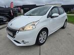 Peugeot 208 1.2 Puretech 2014 Airco, Navi + Garantie, 1199 cc, Wit, Bedrijf, 5 deurs