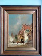 Schilderij in kader, Antiek en Kunst, Ophalen