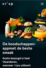15 euro Korting online supermarkt Crisp, Ophalen