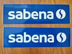 2 autocollants SABENA (9 sur 30 cm), Hobby & Loisirs créatifs, Enlèvement ou Envoi, Neuf