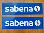2 autocollants SABENA (9 sur 30 cm), Enlèvement ou Envoi, Neuf