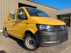 Volkswagen T6 TRANSPORTER -Dubbele cabine -6 plaatsen -Licht, Autos, Camionnettes & Utilitaires, Achat, Entreprise, Noir, Cuir synthéthique