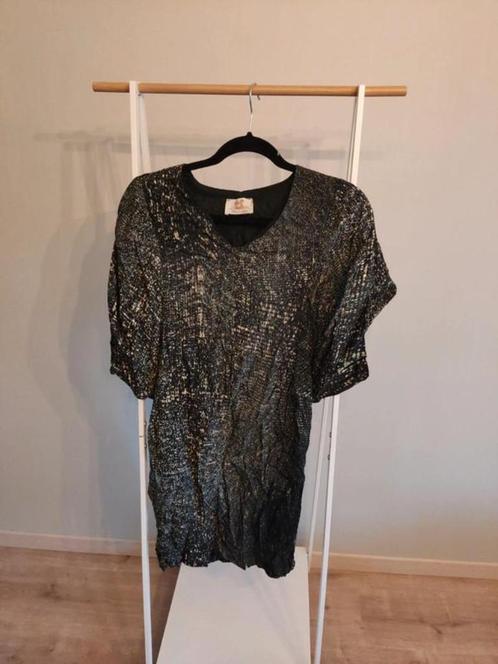 Jurk met print Thelma&Louise maat 36, Kleding | Dames, Jurken, Zo goed als nieuw, Maat 36 (S), Zwart, Ophalen of Verzenden