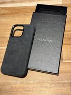Alcanside hoesje - Alcantara grijs - Iphone 15ProMax, Ophalen of Verzenden, Nieuw, Frontje of Cover