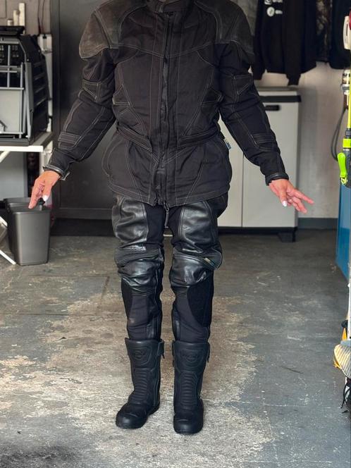 Leren motorpakken Akito / Bodyguard maat 50/L, Motoren, Kleding | Motorkleding, Combipak, Tweedehands, Ophalen