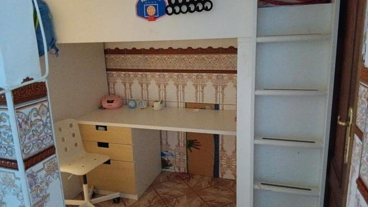 Hoogslaper SMÅSTAD IKEA, Kinderen en Baby's, Kinderkamer | Stapelbedden en Hoogslapers, Gebruikt, Hoogslaper, Ophalen