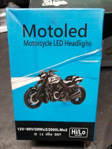 Nieuwe krachtige LED koplamp voor moto's 