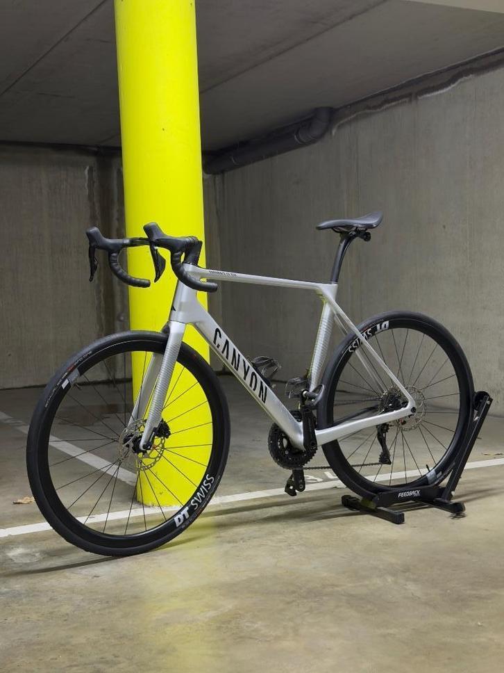 Canyon Endurace CF SLX 7 Di2 - LARGE +- 500km, Fietsen en Brommers, Fietsen | Racefietsen, Zo goed als nieuw, Heren, Overige merken