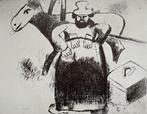 Marc Chagall - Le conducteur d'âne - Tirage N/B - 67 x 46 cm, Antiquités & Art, Art | Lithographies & Sérigraphies, Enlèvement ou Envoi