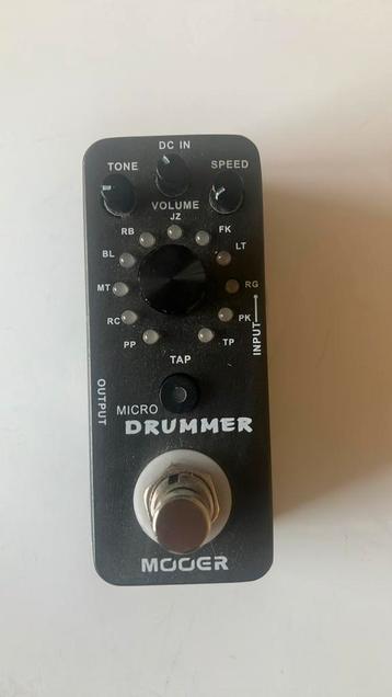 Mooer Micro Drummer – Drum Machine Pedal beschikbaar voor biedingen