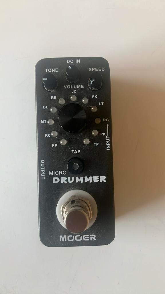 Mooer Micro Drummer – Drum Machine Pedal, Muziek en Instrumenten, Effecten, Zo goed als nieuw, Ophalen of Verzenden