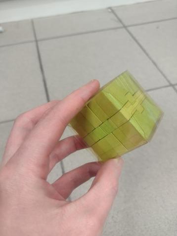 POUR SE TORTURER L'ESPRIT ! Cube casse tête vert en bois, Enlèvement ou Envoi, Neuf, Autres types