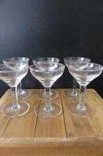 6 Oud borrel, likeur glas, Ophalen of Verzenden