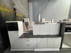 Nette Hoogglans Witte Keuken + Apparatuur + GEDEMONTEERD, Ophalen of Verzenden, Wit, Hout, Enkelwandige keuken