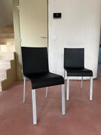 .03 | 6x Maarten Van Severen stoelen Vitra, Maison & Meubles, Chaises, Comme neuf, Noir, Minimalistisch design, Enlèvement