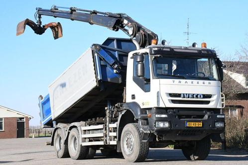 Iveco TRAKKER!6x6!KRAAN/KIPPER! EURO5!, Autos, Camions, Entreprise, Achat, ABS, Cruise Control, Vitres électriques, Attache-remorque