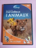 DVD Disney De wondere wereld van dieren, leeuwen en apen, Cd's en Dvd's, Ophalen of Verzenden, Gebruikt