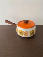 Vintage emaille pannetje, Ophalen, Zo goed als nieuw