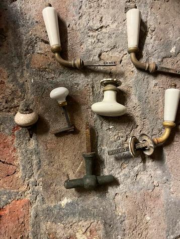Lot d’anciennes poignées  (porte, meuble), Antiquités & Art, Enlèvement
