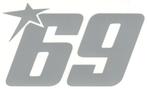 Nicky Hayden 69 MotoGP sticker #4, Motoren, Verzenden