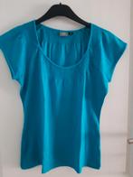 Dames t-shirt maat S kleur turquoise, Ophalen of Verzenden, Zo goed als nieuw, Maat 38/40 (M), Korte mouw